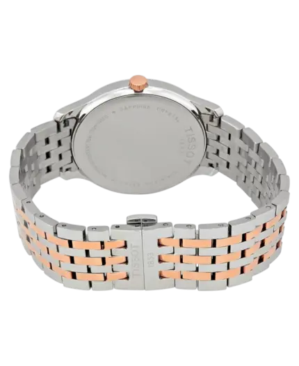 Tissot Tradition Silverfärgad/Roséguldstonat stål 42 mm T063.610.22.037.01