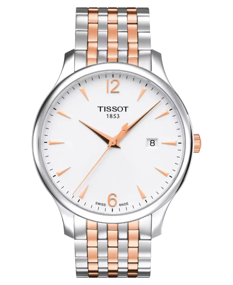 Tissot Tradition Silverfärgad/Stål 42 mm T063.610.22.037.01