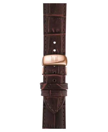 Tissot Tradition Vit/Läder 42 mm T063.610.36.037.00