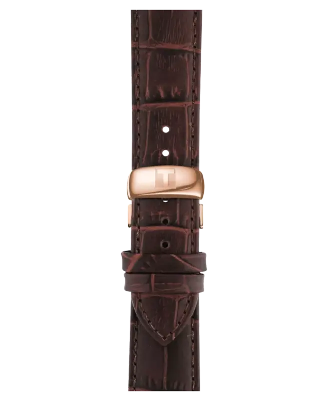 Tissot Tradition Vit/Läder 42 mm T063.610.36.037.00