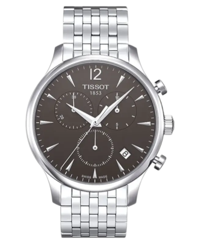 Tissot Tradition Grå/Stål 42 mm T063.617.11.067.00