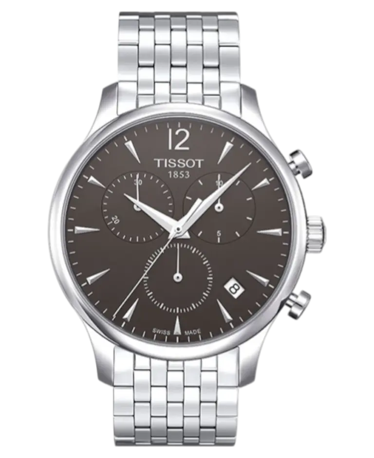 Tissot Tradition Grå/Stål 42 mm T063.617.11.067.00