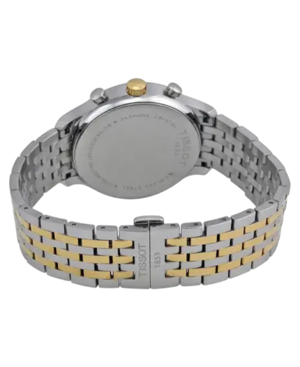 Tissot T-Classic Silverfärgad/Gulguldtonat stål 42 mm T063.617.22.037.00
