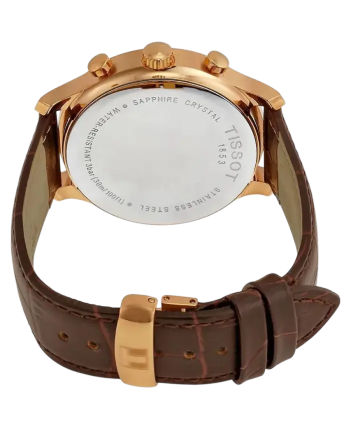 Tissot Tradition Vit/Läder 42 mm T063.617.36.037.00
