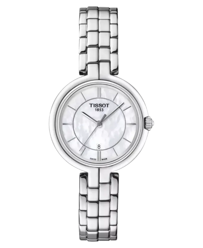 Tissot T-Lady Flamingo Vit/Stål 26 mm T094.210.11.111.00