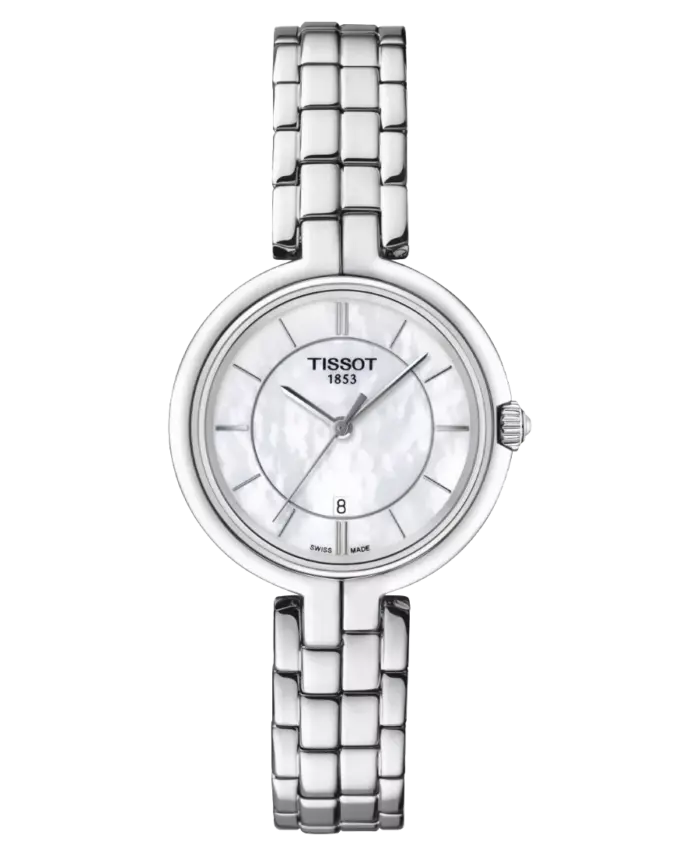 Tissot T-Lady Flamingo Vit/Stål 26 mm T094.210.11.111.00