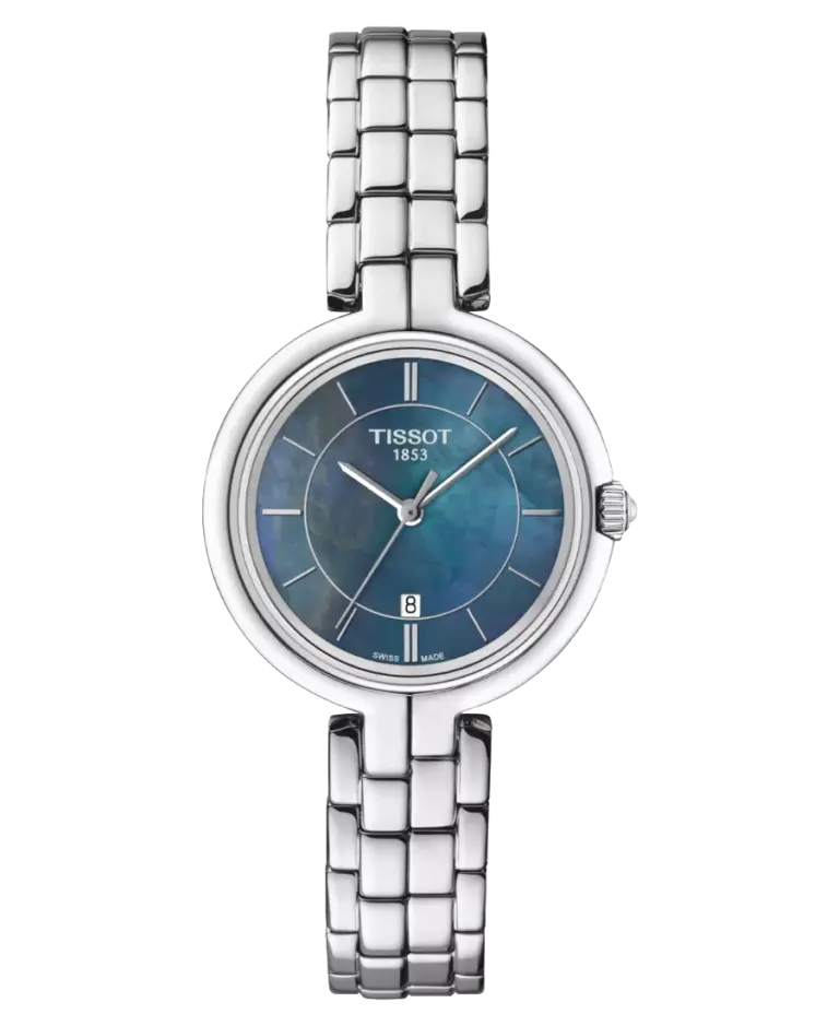 Tissot T-Lady Flamingo Blå pärlemor/Stål 24 mm T094.210.11.121.00