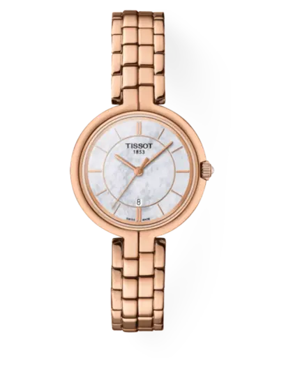 Tissot T-Trend Vit/Roséguldstonat stål 26 mm T094.210.33.111.01