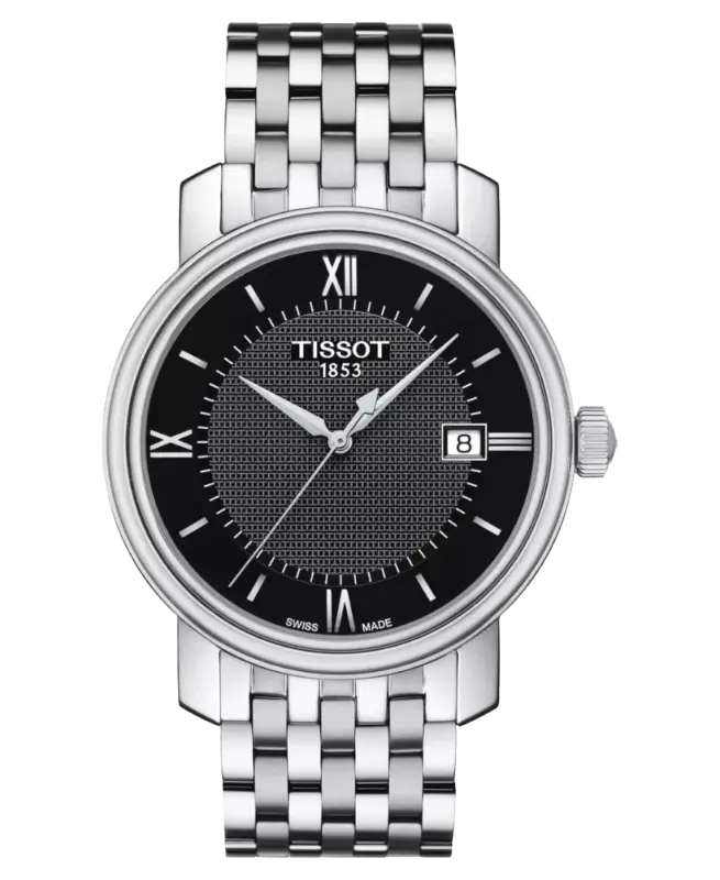Tissot Bridgeport Svart/Stål 28 mm T097.010.11.058.00