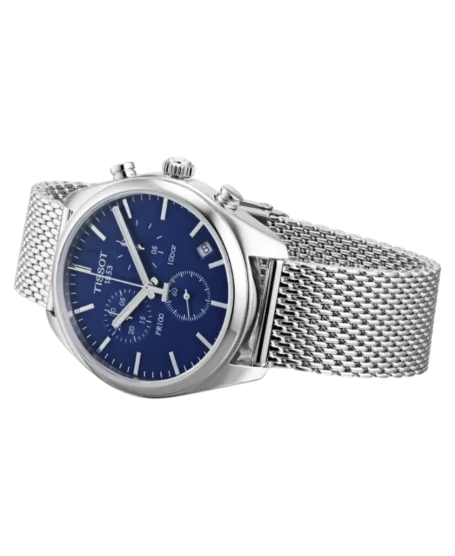 Tissot Pr 100 Blå/Stål 41 mm T101.417.11.041.00