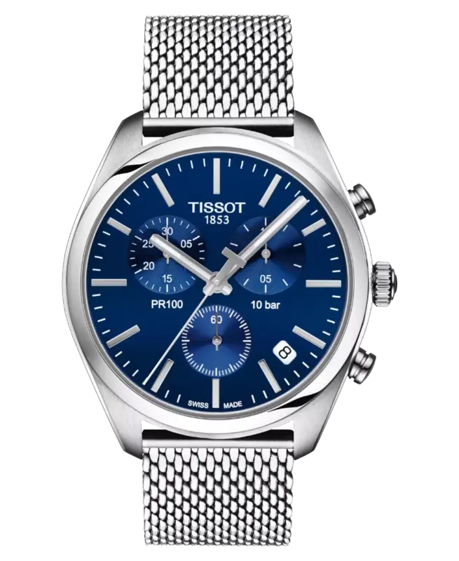 Tissot Pr 100 Blå/Stål 41 mm T101.417.11.041.00