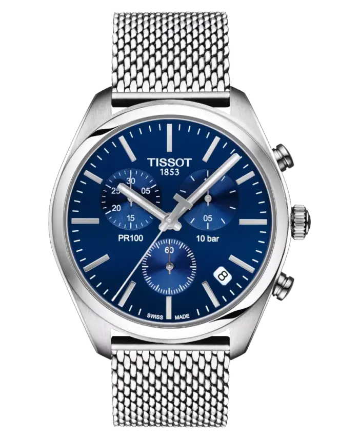 Tissot Pr 100 Blå/Stål 41 mm T101.417.11.041.00