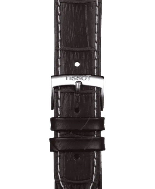 Tissot PR 100 Chronograph Gent Silverfärgad/Läder 41 mm T101.417.16.031.00