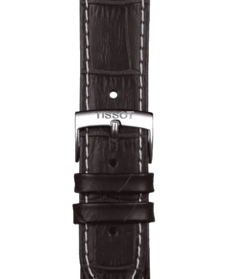 Tissot PR 100 Chronograph Gent Silverfärgad/Läder 41 mm T101.417.16.031.00