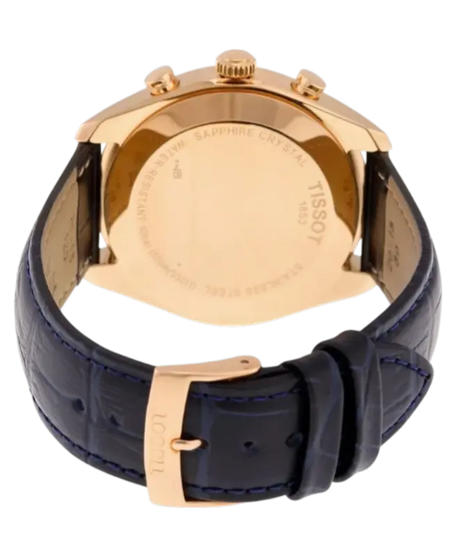 Tissot T-Touch II Silverfärgad/Läder 41 mm T101.417.36.031.00