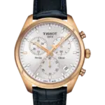 Tissot T-Touch II Silverfärgad/Läder 41 mm T101.417.36.031.00
