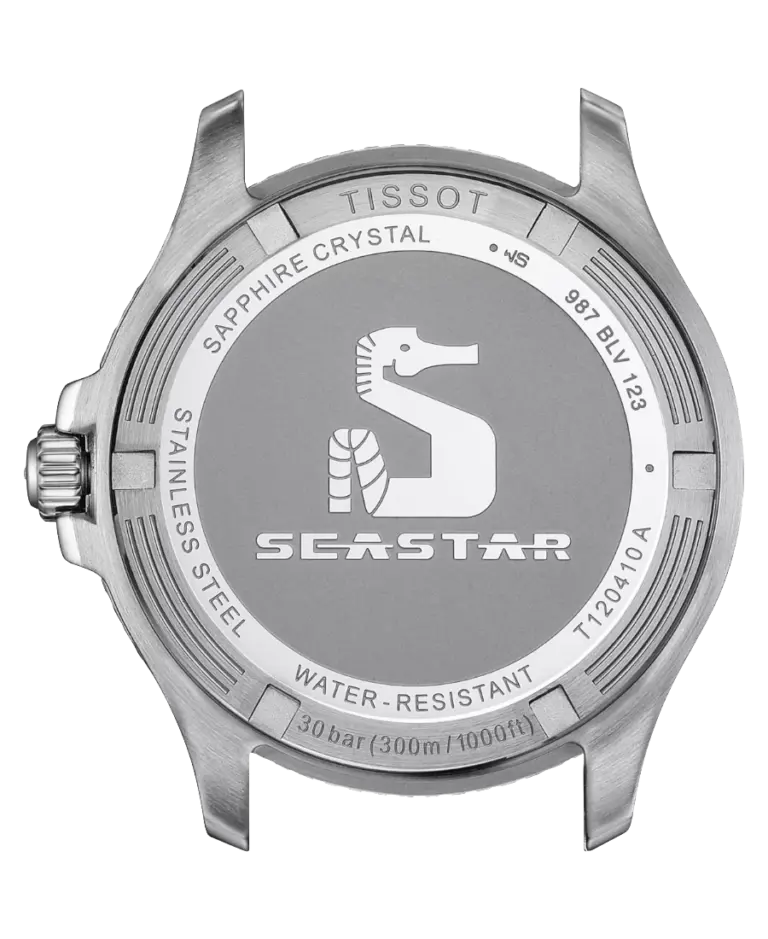 Tissot Seastar Svart/Stål 40 mm T120.410.22.051.00