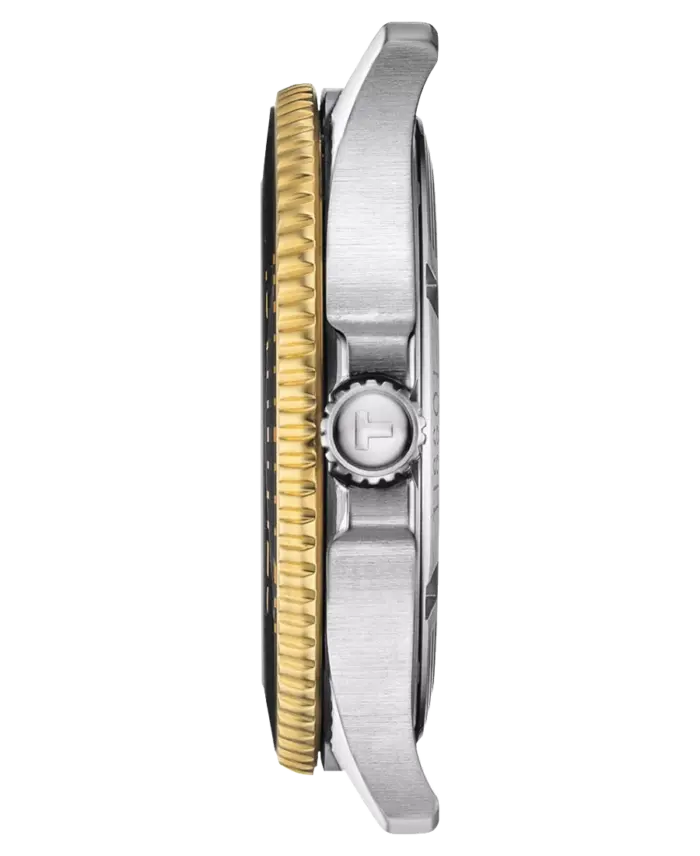 Tissot T-sport Seastar Svart/Guldtonat stål 40 mm T120.410.22.051.00