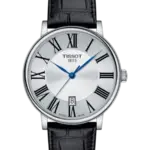 Tissot Carson Silver/Läder 40 mm T122.410.16.033.00