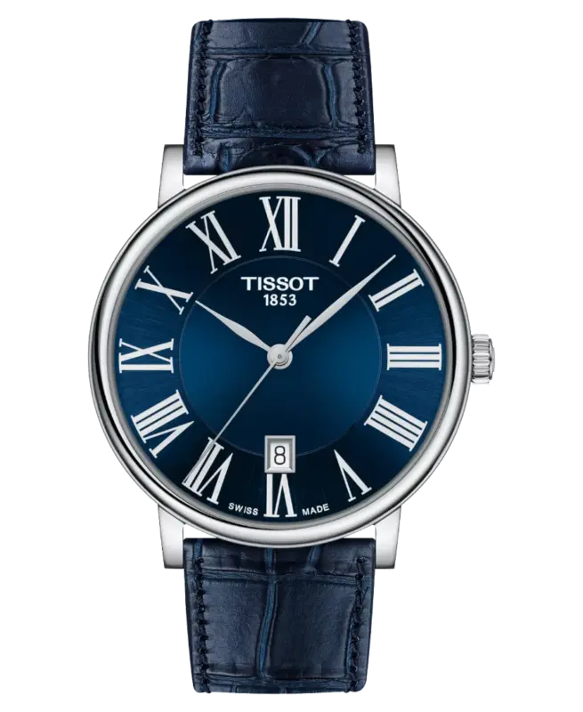 Tissot Carson Blå/Läder 40 mm T122.410.16.043.00