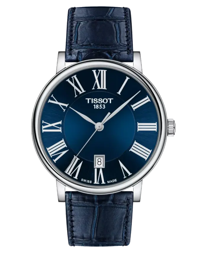 Tissot Carson Blå/Läder 40 mm T122.410.16.043.00