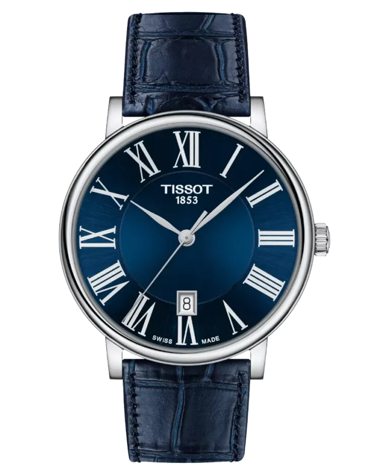 Tissot Carson Blå/Läder 40 mm T122.410.16.043.00