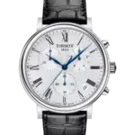 Tissot Carson Silver/Läder 41 mm T122.417.16.033.00