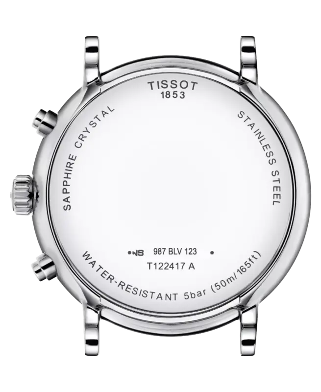 Tissot Carson Silverfärgad/Läder 41 mm T122.417.16.033.00