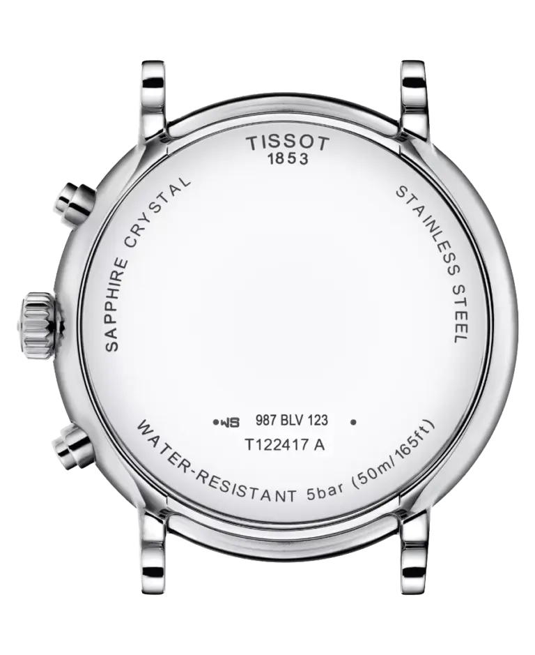Tissot Carson Silver/Läder 41 mm T122.417.16.033.00