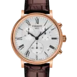Tissot Carson Silverfärgad/Läder 41 mm T122.417.36.033.00