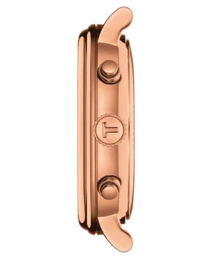 Tissot Carson Silverfärgad/Roséguldstonat stål 41 mm T122.417.36.033.00