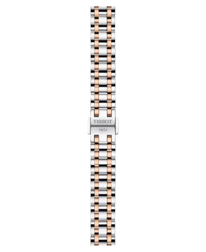 Tissot T-Lady Silverfärgad/Roséguldstonat stål 26 mm T126.010.22.013.01