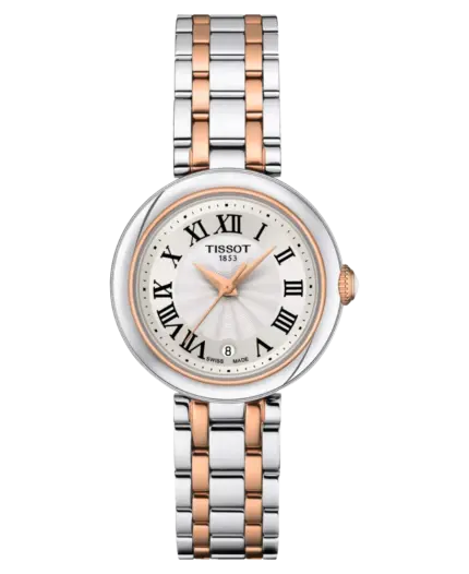 Tissot T-Lady Silverfärgad/Roséguldstonat stål 26 mm T126.010.22.013.01
