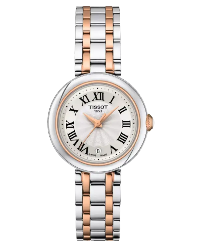 Tissot T-Lady Silverfärgad/Roséguldstonat stål 26 mm T126.010.22.013.01