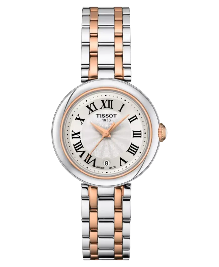 Tissot T-Lady Silverfärgad/Roséguldstonat stål 26 mm T126.010.22.013.01
