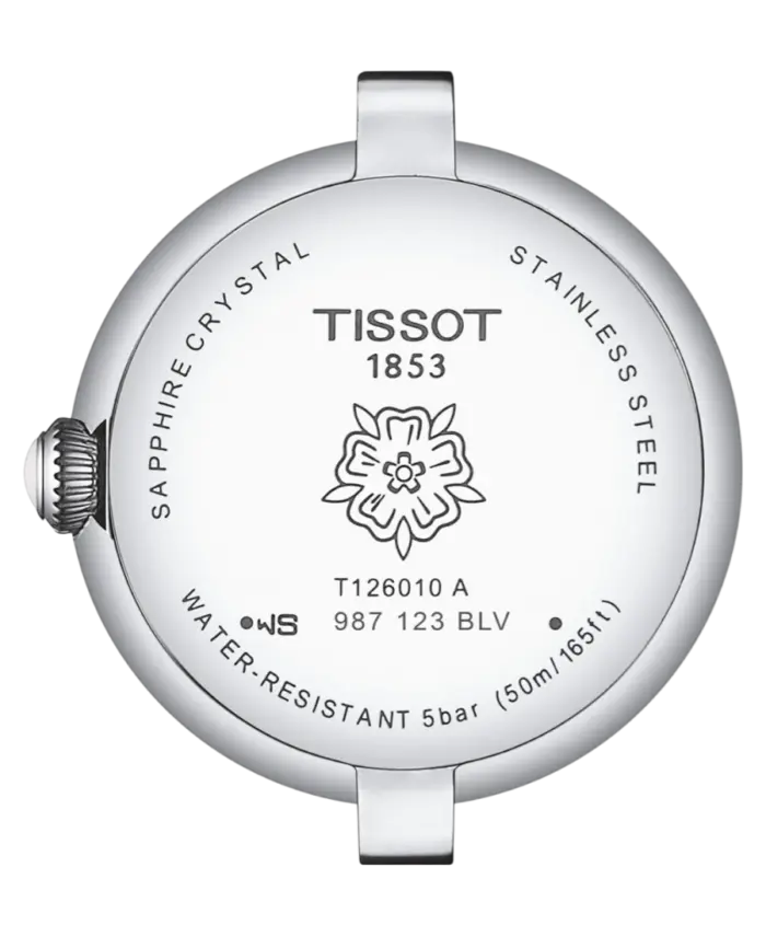 Tissot Bellissima Vit pärlemor/Stål 26 mm T126.010.61.113.00