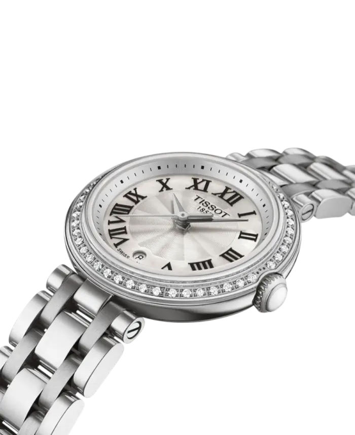 Tissot Bellissima Vit pärlemor/Stål 26 mm T126.010.61.113.00