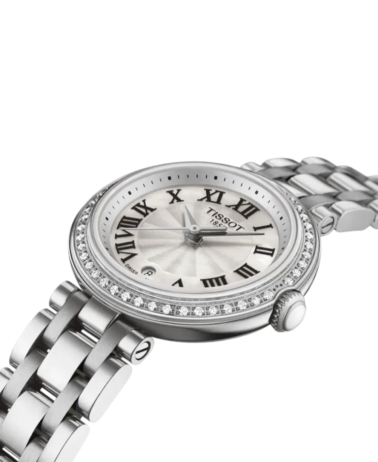 Tissot Bellissima Vit pärlemor/Stål 26 mm T126.010.61.113.00