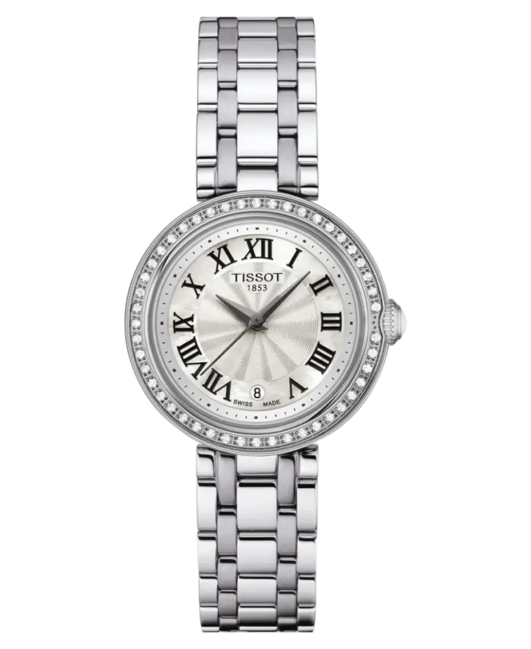 Tissot Bellissima Vit pärlemor/Stål 26 mm T126.010.61.113.00