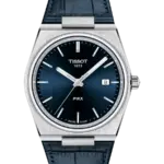 Tissot PRX Blå/Läder 40 mm T137.410.16.041.00
