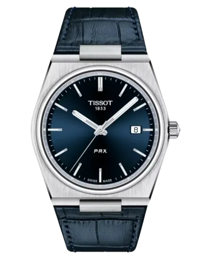 Tissot Prx Blå/Läder 40 mm