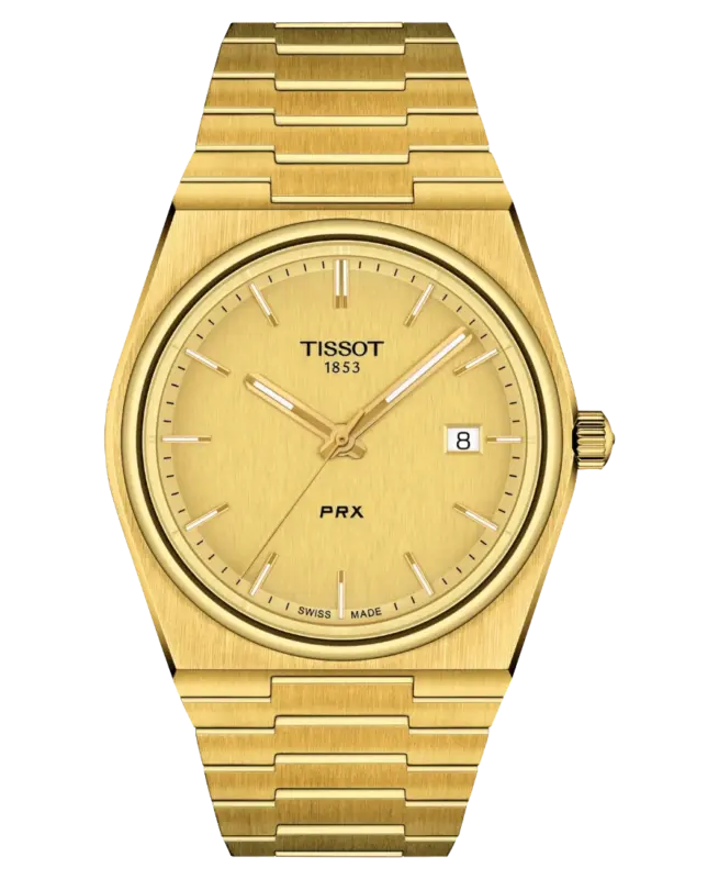 Tissot PRX Guld/Gulguldtonat stål 40 mm T137.410.33.021.00