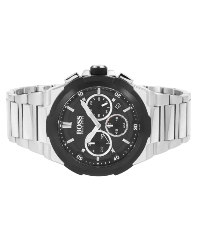 Hugo Boss Supernova Svart/Stål 45 mm 1513359