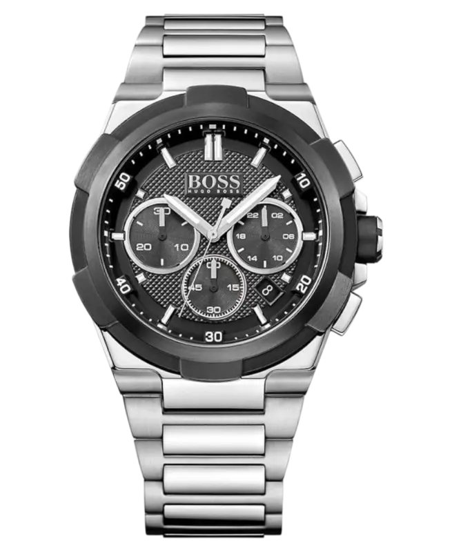 Hugo Boss Supernova Svart/Stål 45 mm 1513359