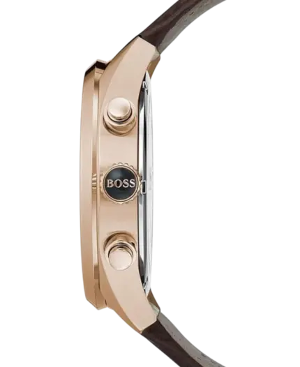 Hugo Boss Grand Prix Brun/Läder 44 mm 1513605