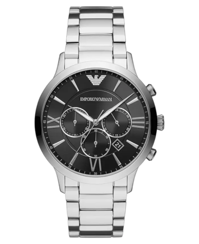 Emporio Armani Giovanni Kvarts Svart/Stål 44 mm - Bild 1