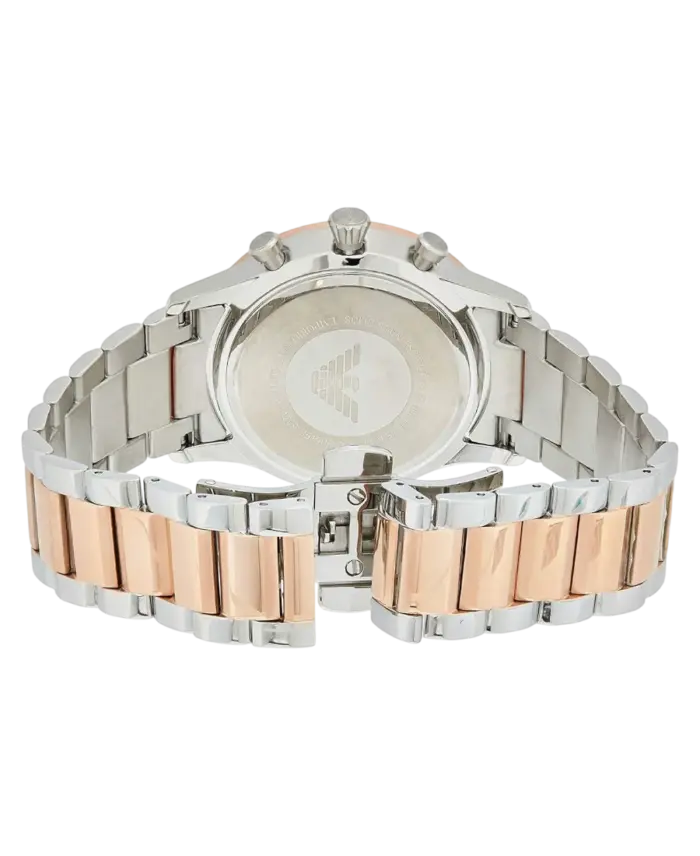 Emporio Armani silver och roséguld, 44 mm - Bild 3