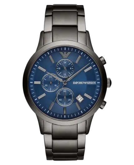Emporio Armani Renato Kvarts Blå/Stål 43 mm