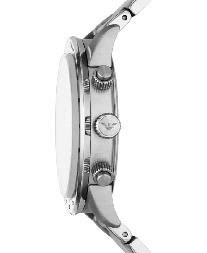 Emporio Armani Mario Kvarts Svart/Stål 43 mm - Bild 2