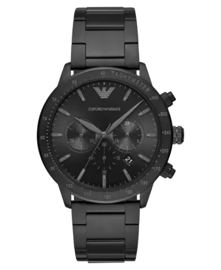 Emporio Armani Mario Svart/Stål 43 mm